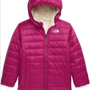Girls North Face Mossbud Swirl Reversible Jacket